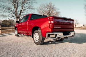 GMC Sierra Performance Exhaust - Dual Rear - CORSA Performance - Cat Back, Polished Pro-Series® Tips, No Drone Reflective Sound Cancellation RSC Technology - `19-`25